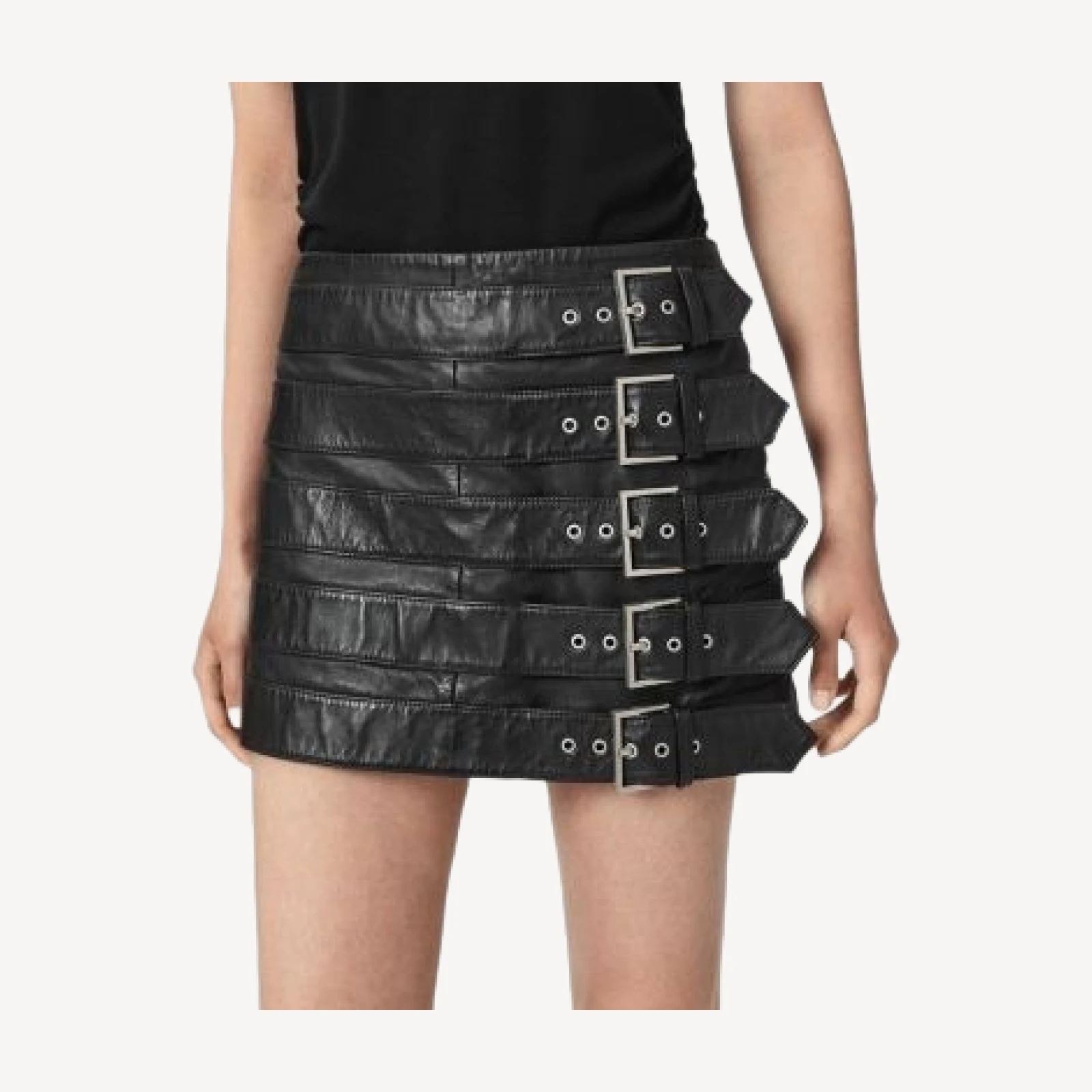 Allsaints Betty Buckle Skirt