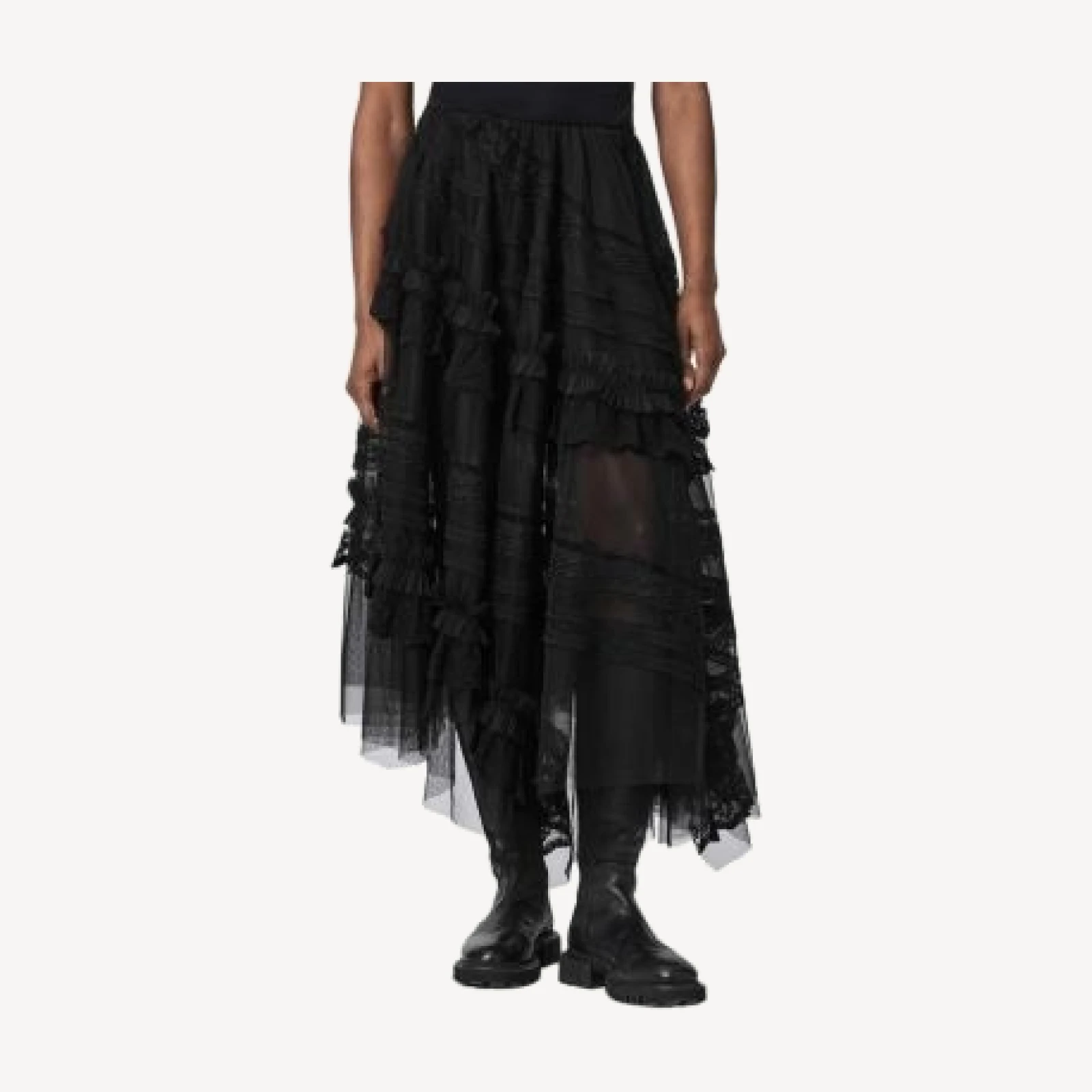 Allsaints Jen Textile Skirt