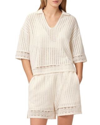 Allsaints Elma Crochet Top