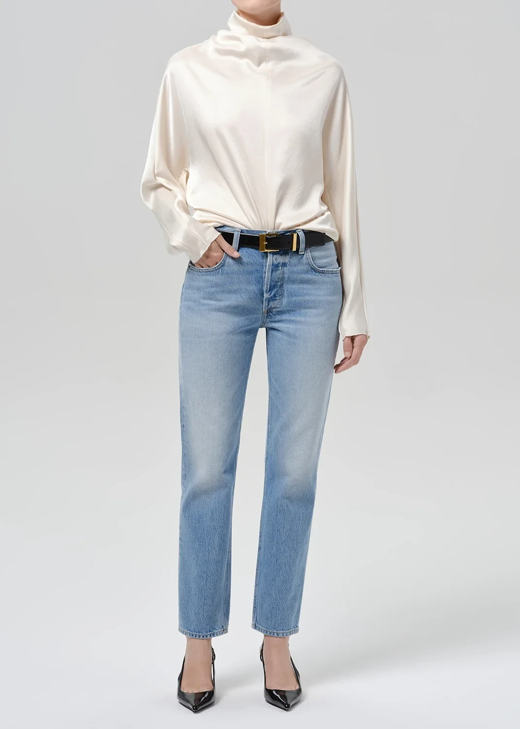 Savannah Cigarette Jean in Sunlit