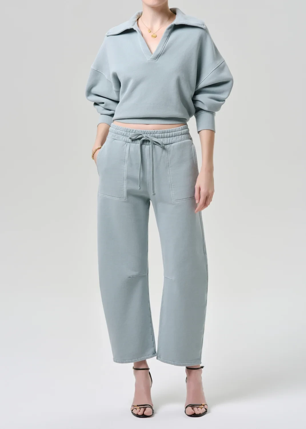 Freya Sweatpant in Sea Glass