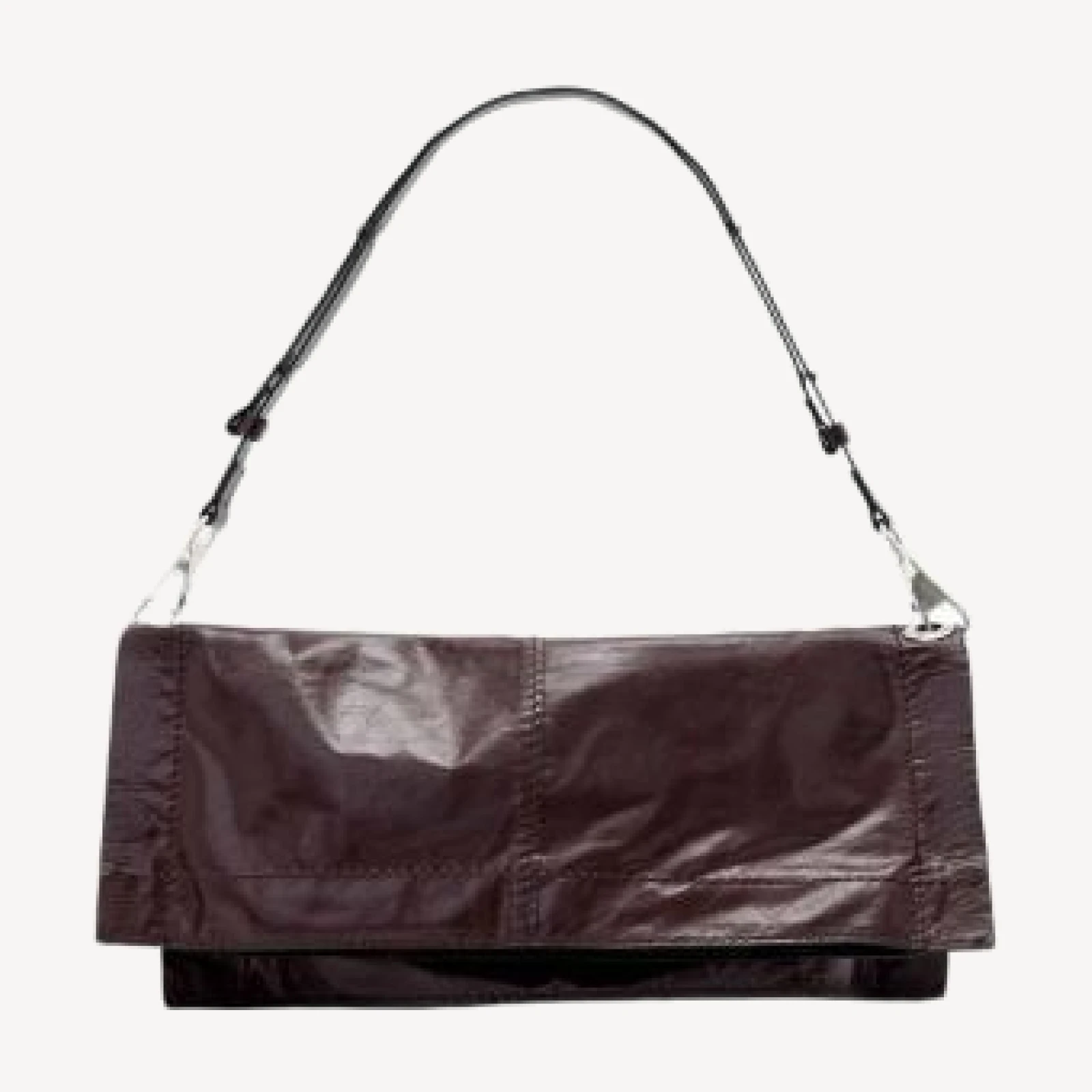 Allsaints Lutece Convertible Leather Shoulder Bag
