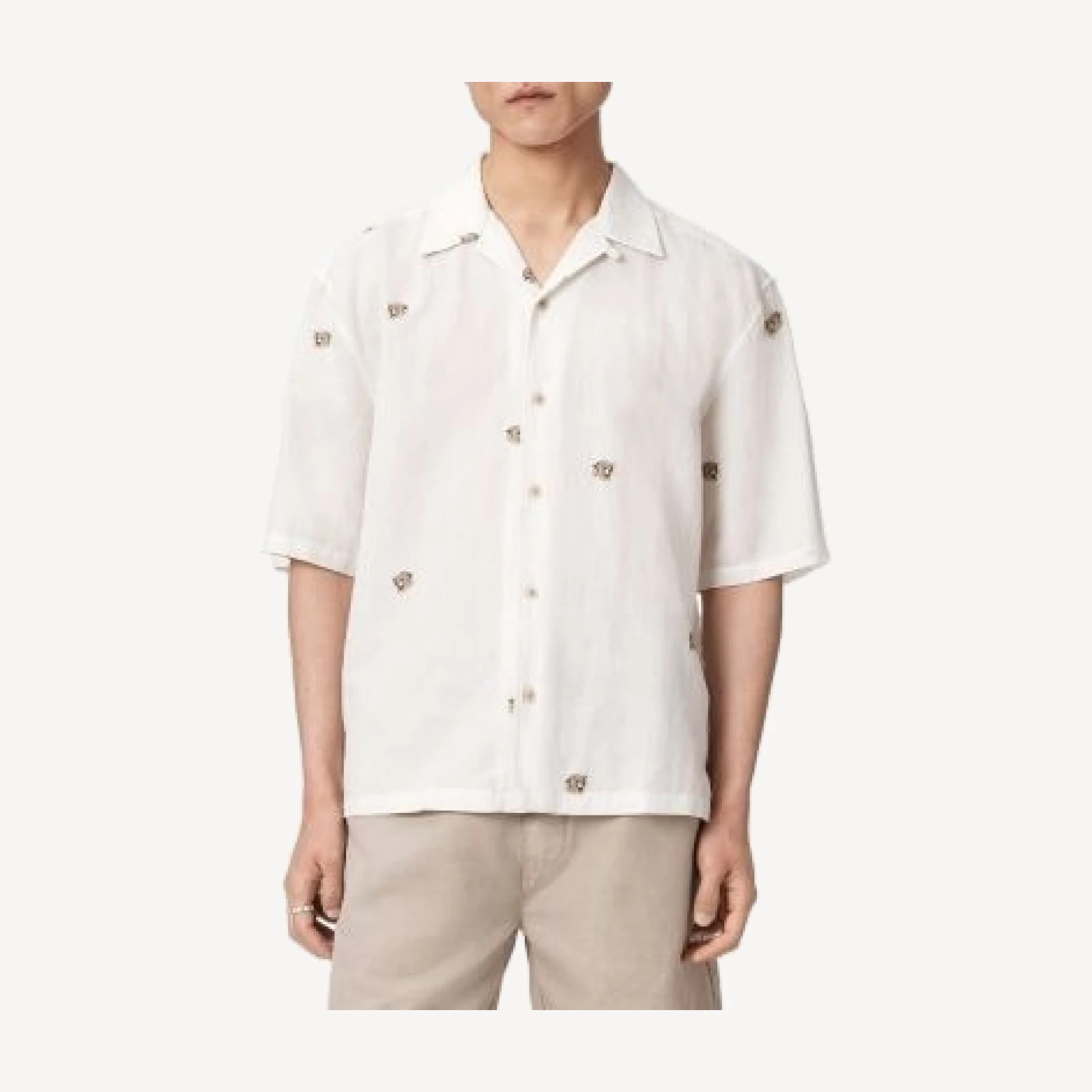 Allsaints Feline Pattern Shirt