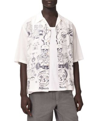 Allsaints Ignis Tattoo Graphics Shirt