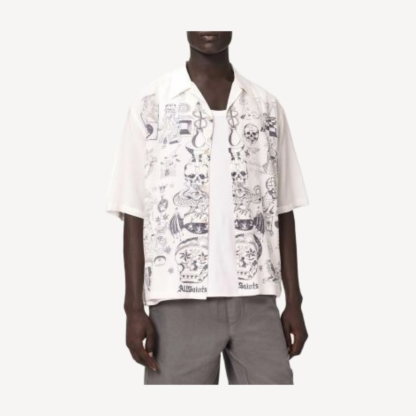 Allsaints Ignis Tattoo Graphics Shirt