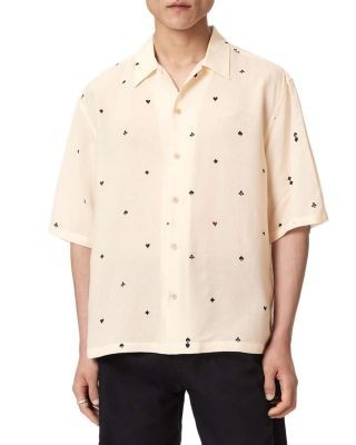 Allsaints Card Suit Pattern Shirt