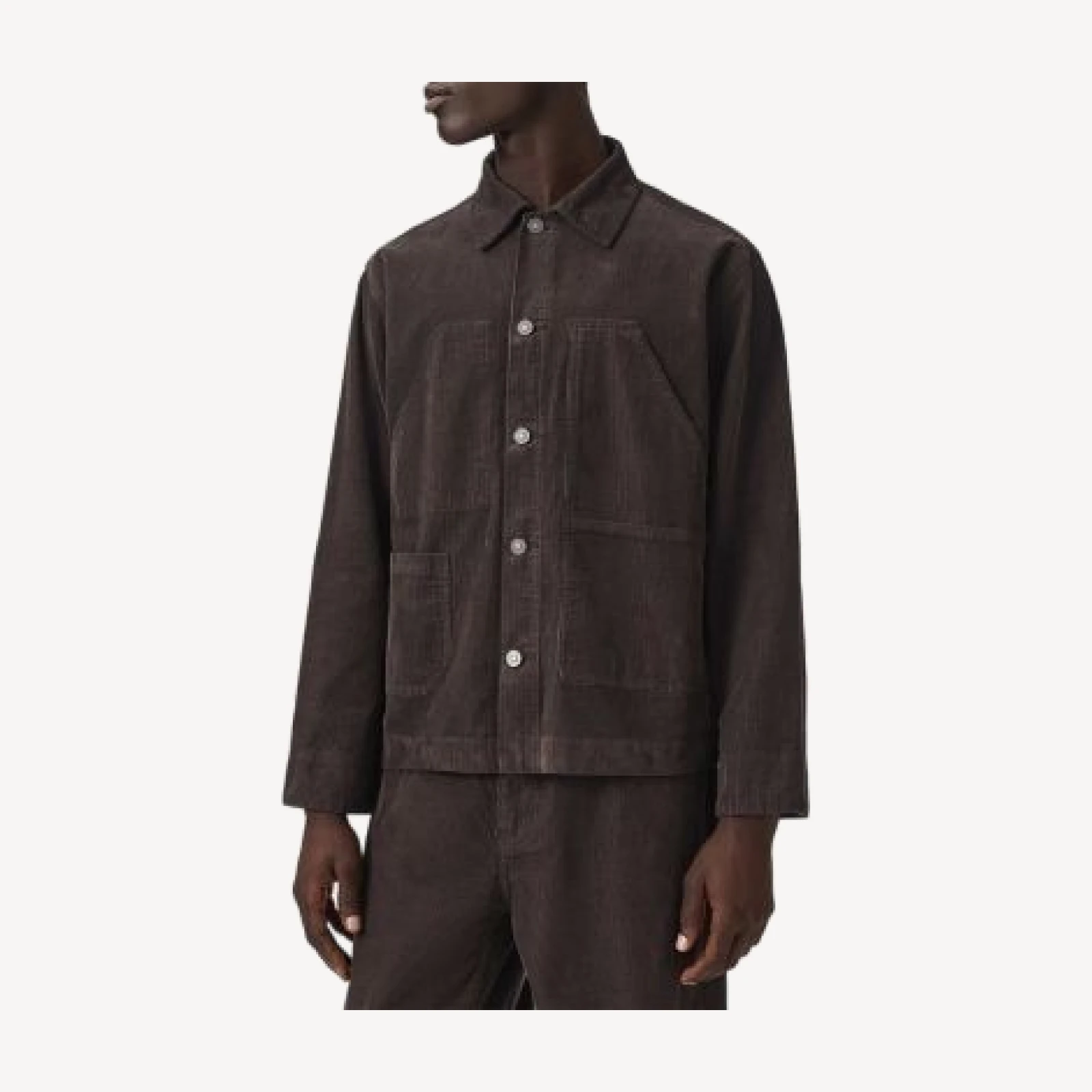 Allsaints Mukesh Cotton Pocket Corduroy Jacket