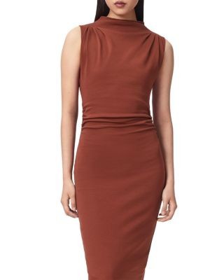 Allsaints Katarina Cowl Neck Dress