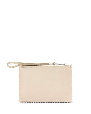Allsaints Siloh Mini Leather Wristlet Pouch