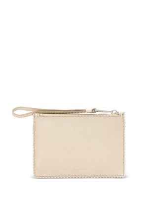 Allsaints Siloh Mini Leather Wristlet Pouch