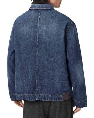 Allsaints Mukesh Denim Jacket in Dark Indigo