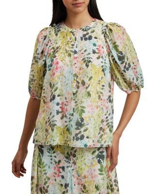 Ted Baker Micha Puffed Sleeve Top