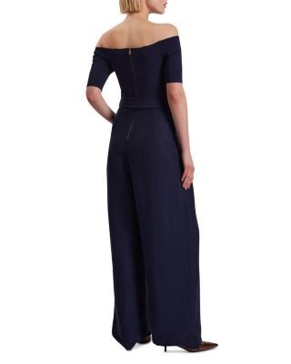 Ted Baker Angeliy Knit Bodice Bardot Top Jumpsuit
