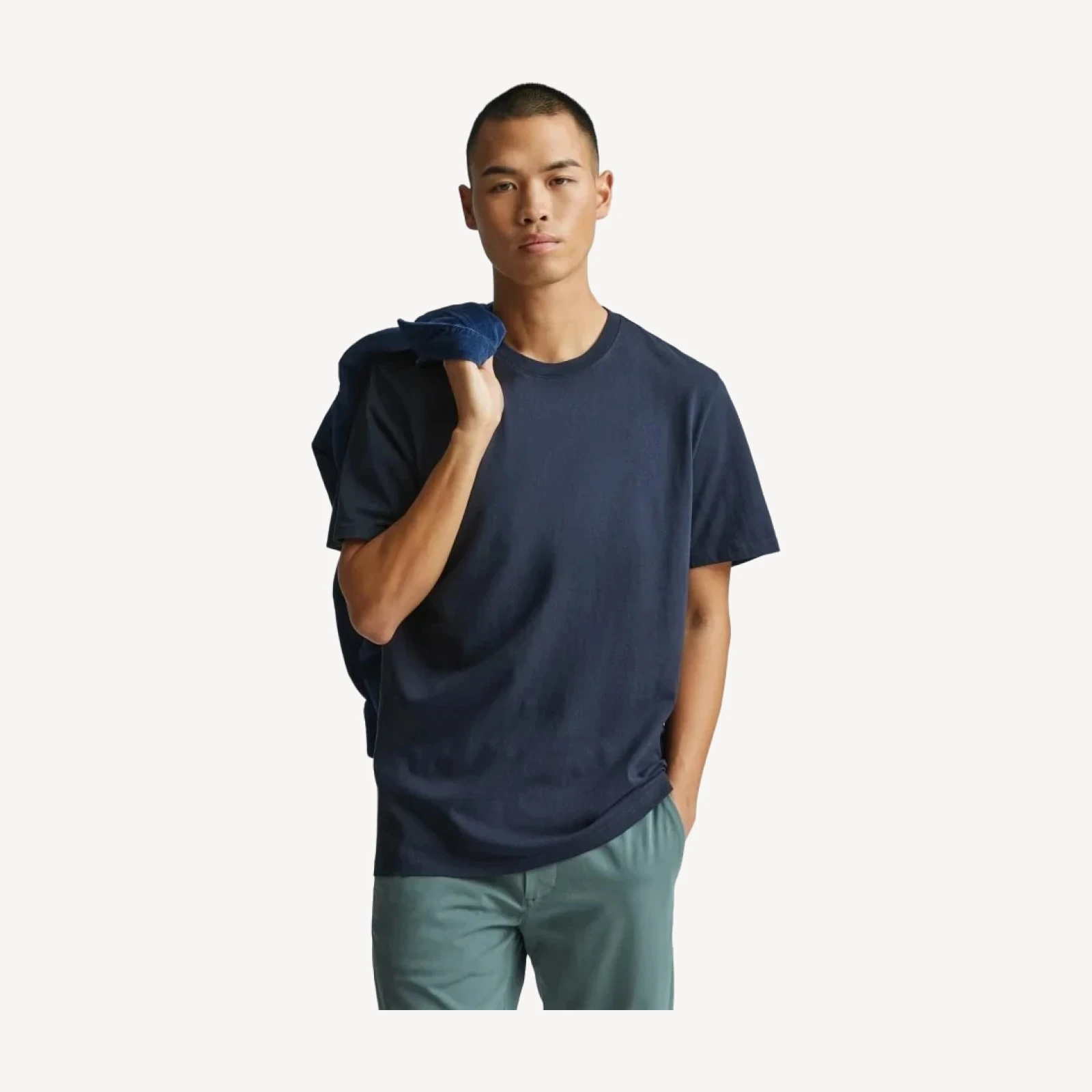 The Premium-Weight Crew | Uniform | Deep Navy