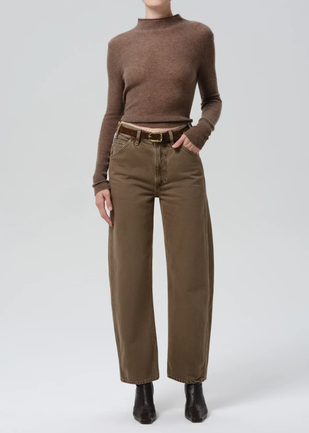 Miro Full Length Deck Pant in Cocoa