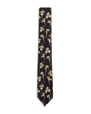 Ted Baker Frinton Orchid Print Silk Classic Tie