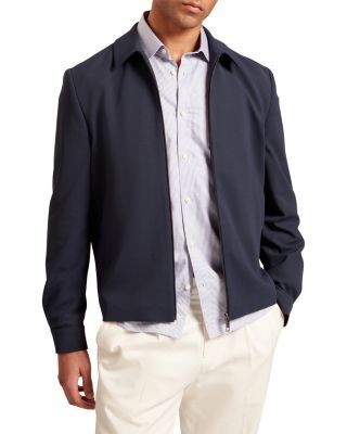 Ted Baker Cialdaj Woven Texture Harrington Jacket