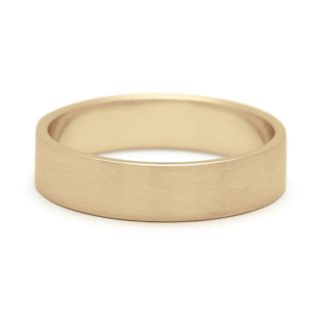 Flat Band - 14k Gold or Platinum
