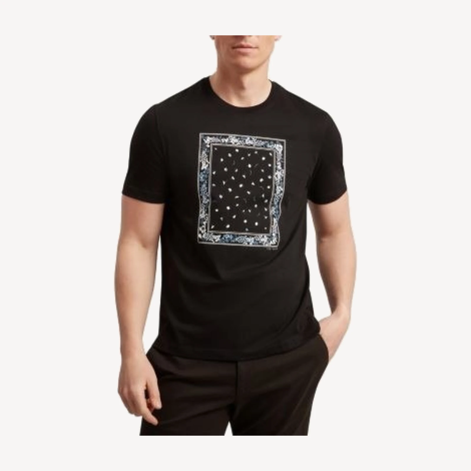 Ted Baker Burfurd Scarf Box Print Tee