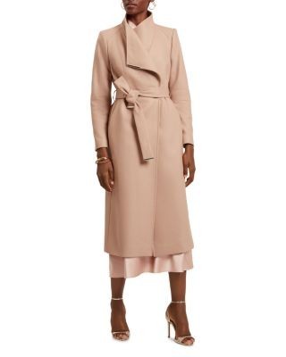 Ted Baker Rosell Wool Blend Wrap Coat