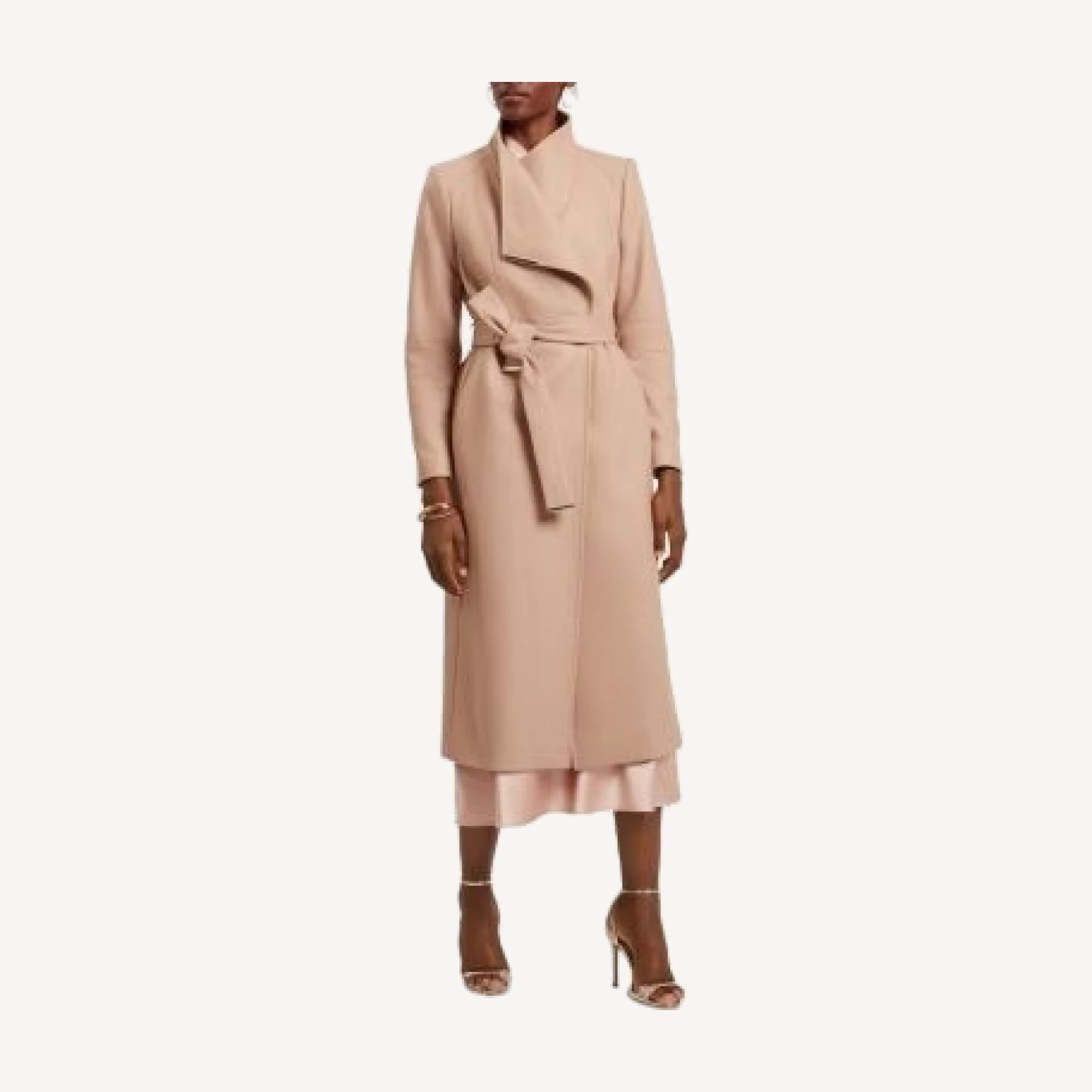 Ted Baker Rosell Wool Blend Wrap Coat