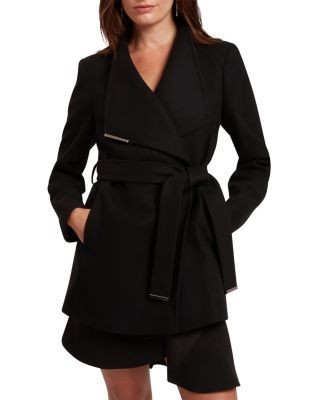 Ted Baker Rosess Wool Blend Wrap Coat