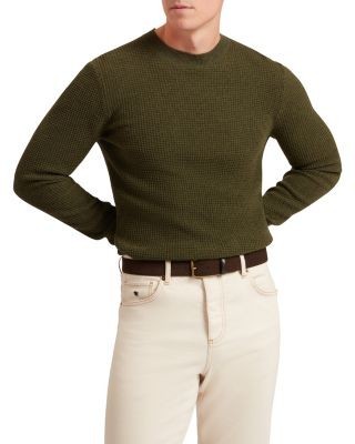 Ted Baker Clacx Long Sleeve Waffle Stitch Crew