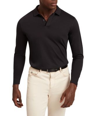 Ted Baker Ignac Long Sleeve Regular Soft Touch Cotton Polo