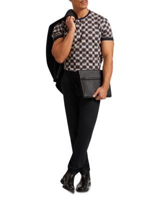 Ted Baker Joaa Geo Jacquard Cotton Sweater Tee