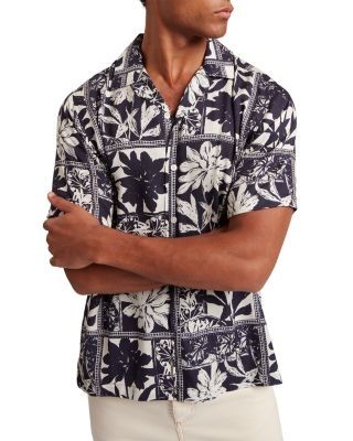 Ted Baker Radomie Printed Camp Shirt