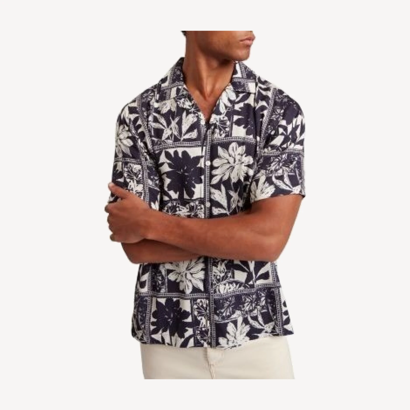 Ted Baker Radomie Printed Camp Shirt