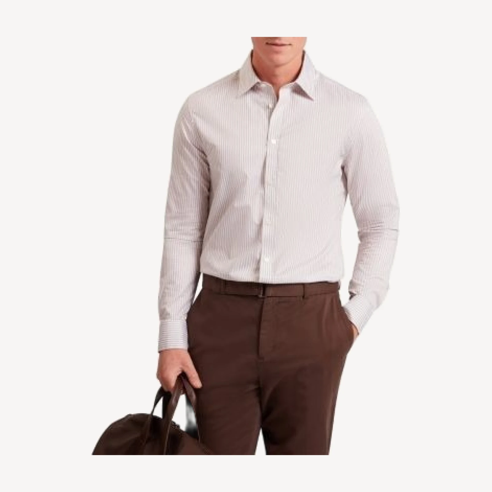 Ted Baker Sohoe Long Sleeve Regular Fit Striped Shirt