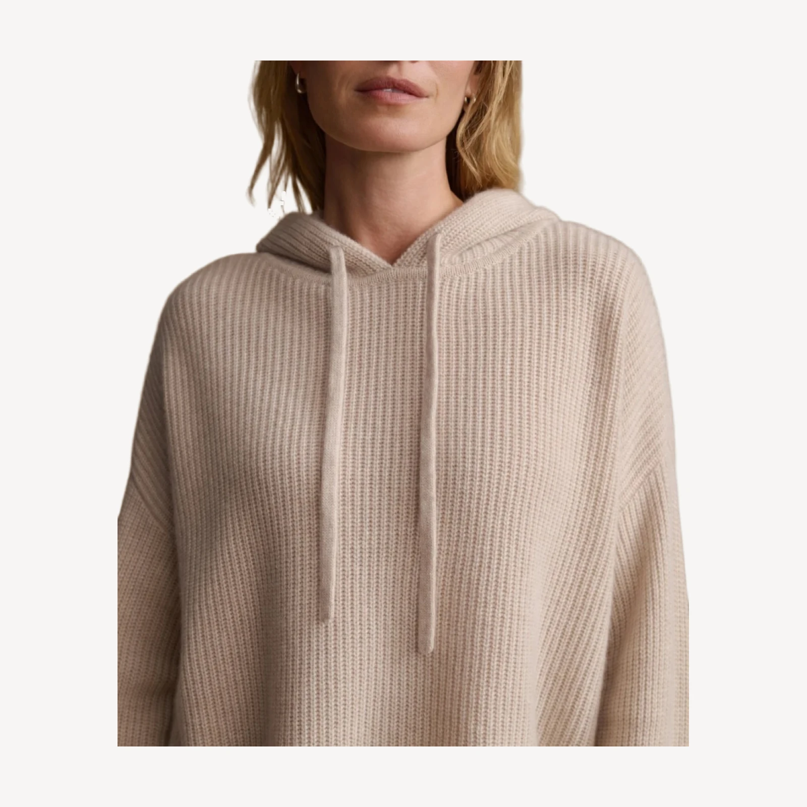Cashmere Fisherman Hoodie