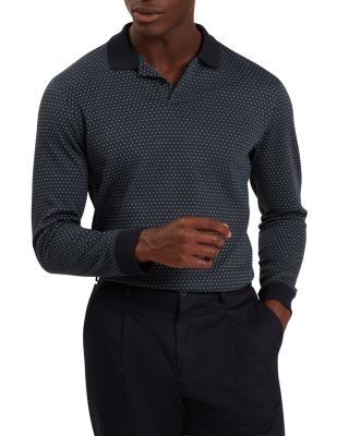 Ted Baker Durand Geo Jacquard Polo Shirt
