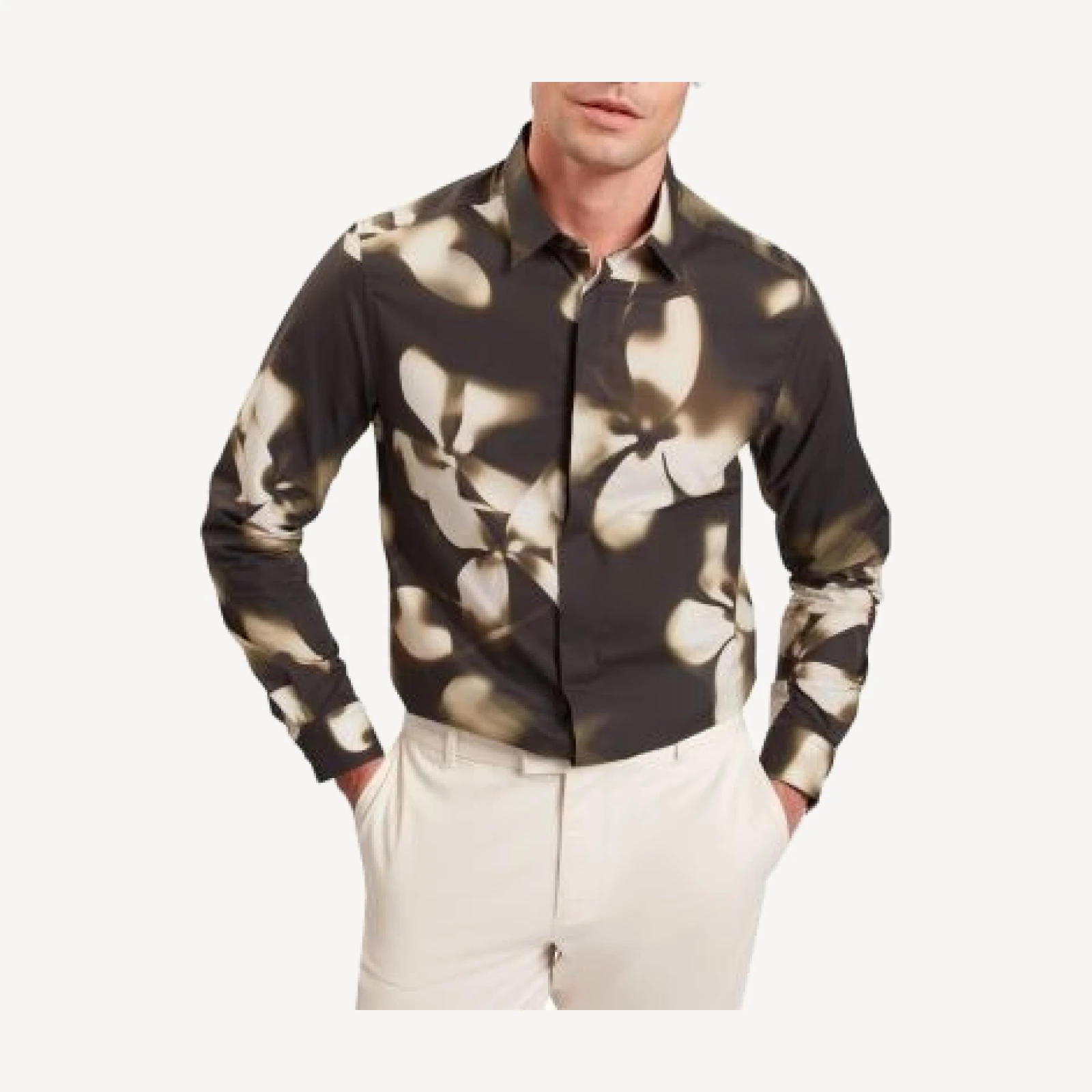 Ted Baker Wrenin Regular Fit Photographic Floral Shirt