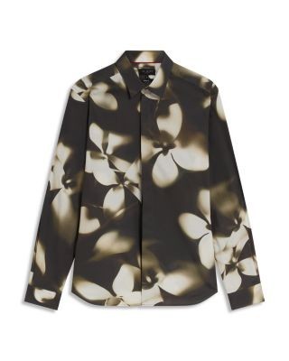 Ted Baker Wrenin Regular Fit Photographic Floral Shirt