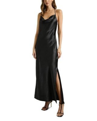 Reiss Hammered Satin Slip Dress