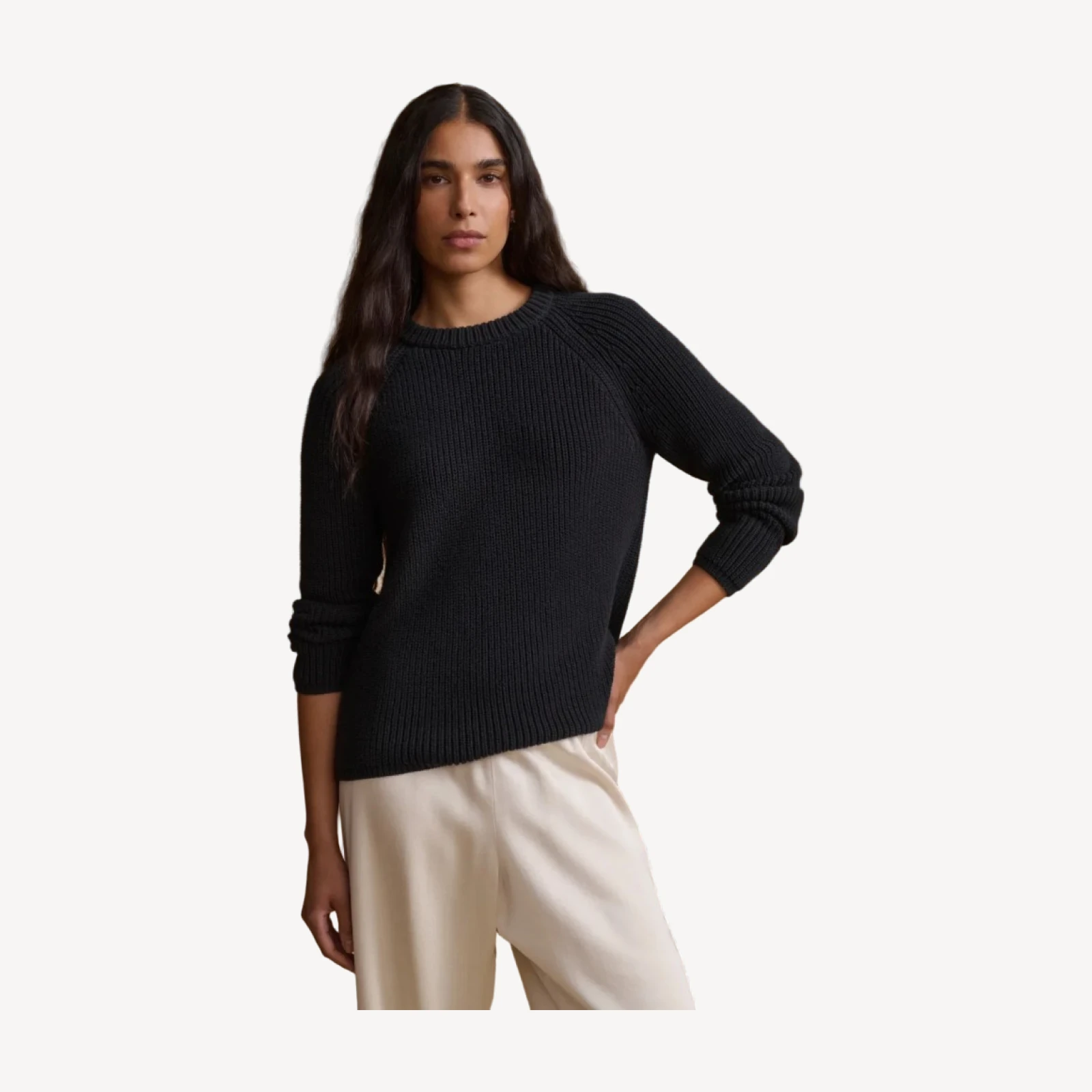 Cotton Fisherman Sweater