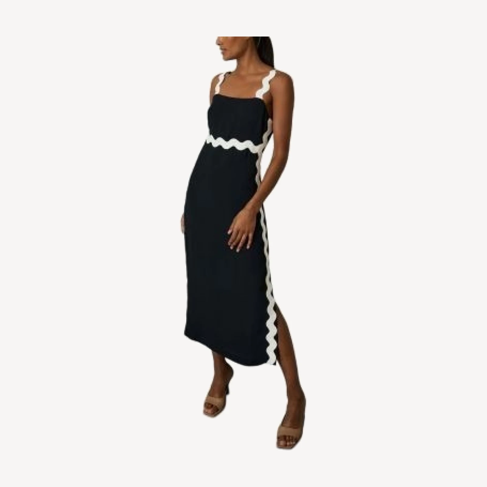 Reiss Wave Craft Midi Dress