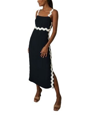 Reiss Wave Craft Midi Dress