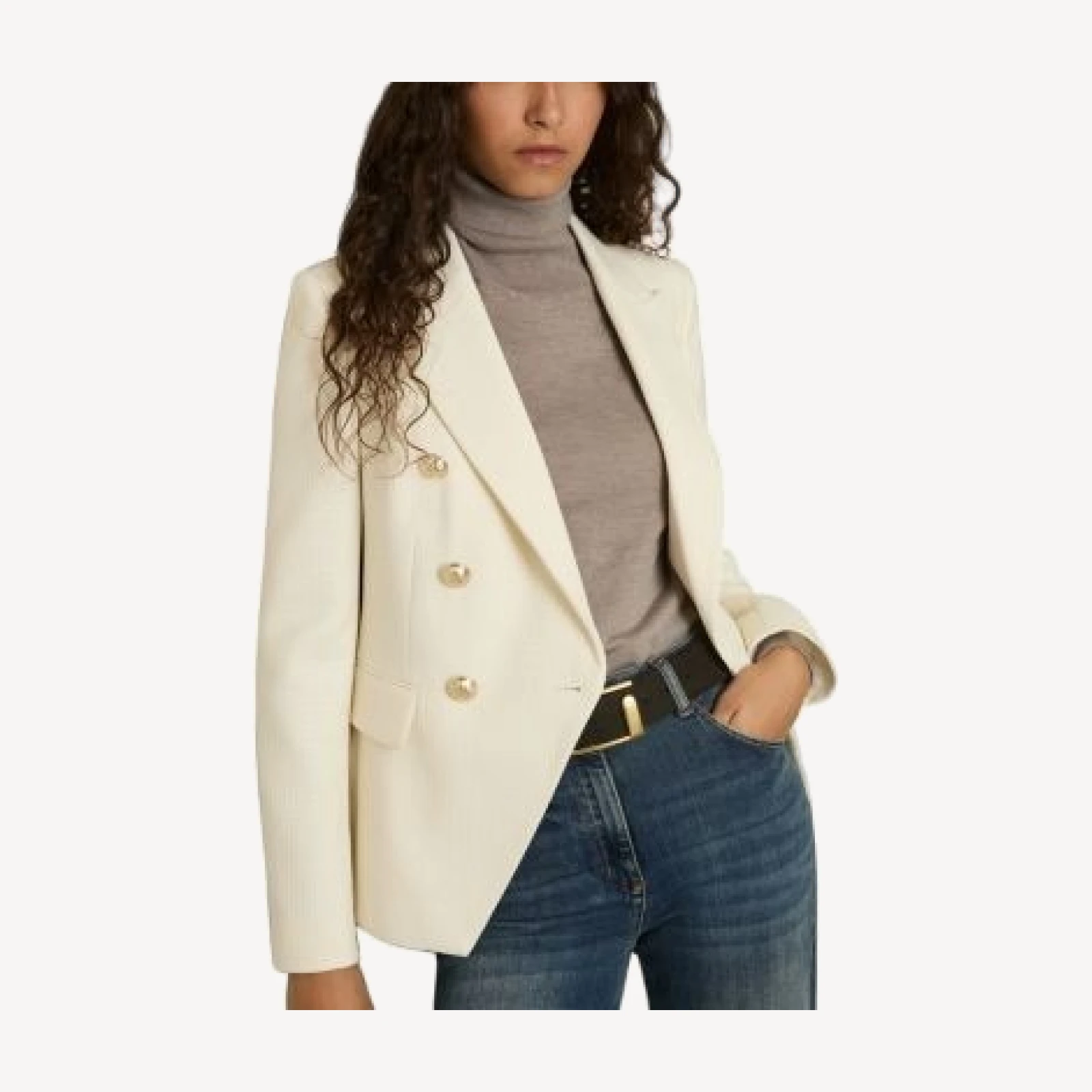 Reiss Tally Double Breasted Jacket