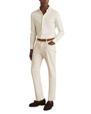 Reiss Duke Airwater Finish Cotton Jersey Shirt