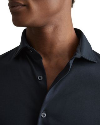 Reiss Duke Airwater Finish Cotton Jersey Shirt