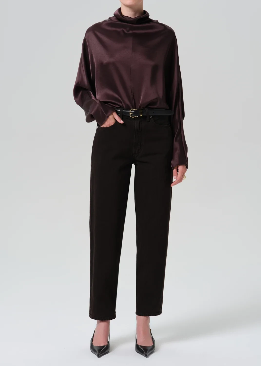 The Taper Jean in Carob