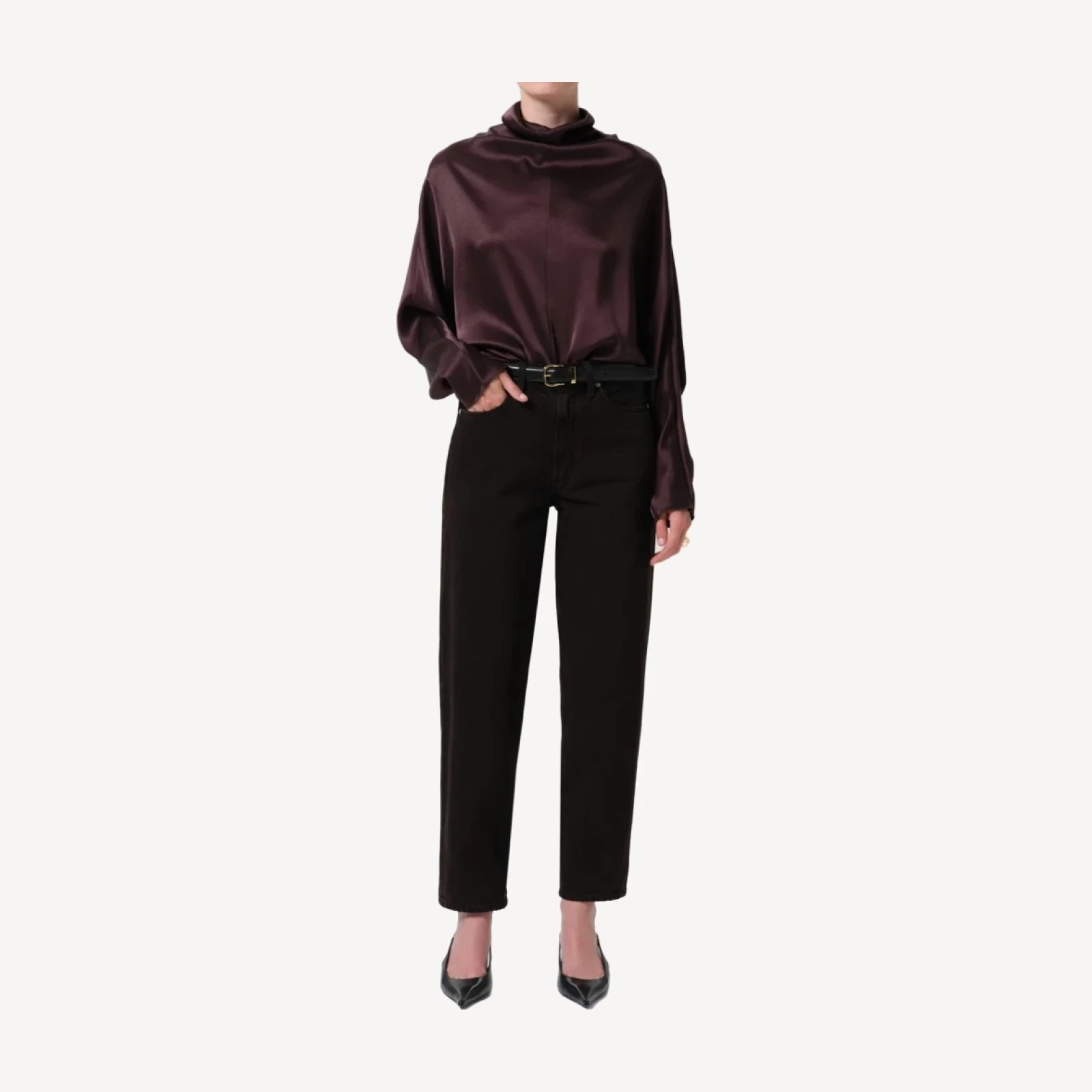 The Taper Jean in Carob