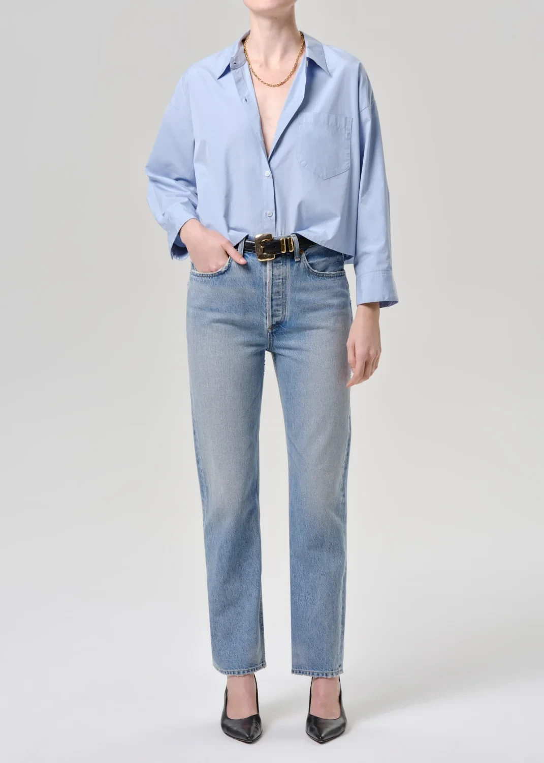 Blaine Vintage Straight in Parasol