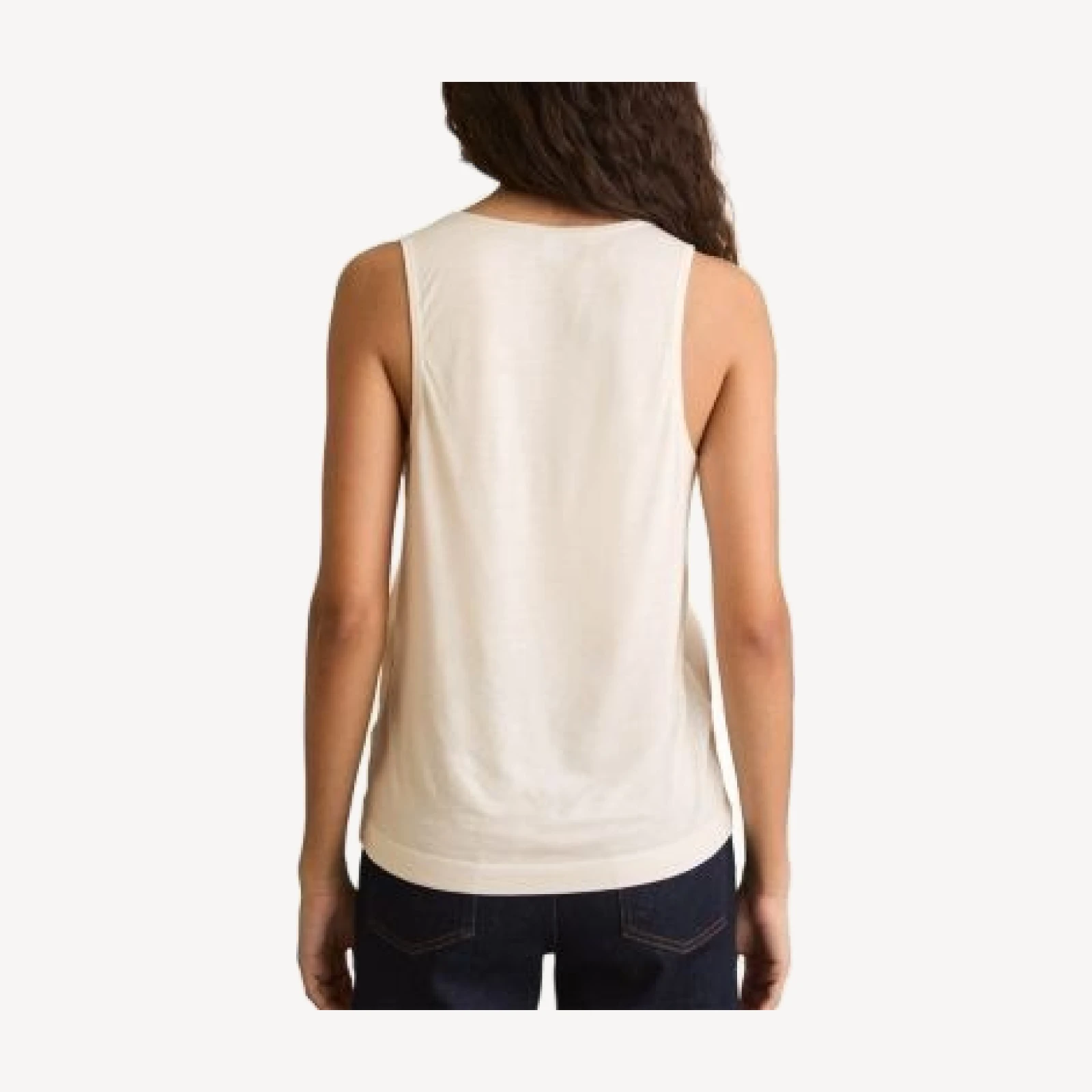 Reiss Ruby Mixed Media Tank Top