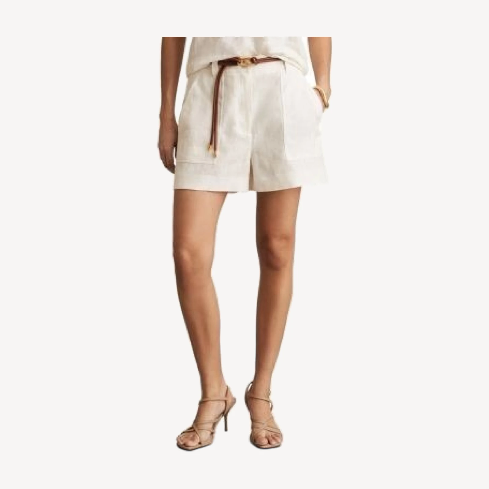 Reiss Ashby Linen Shorts