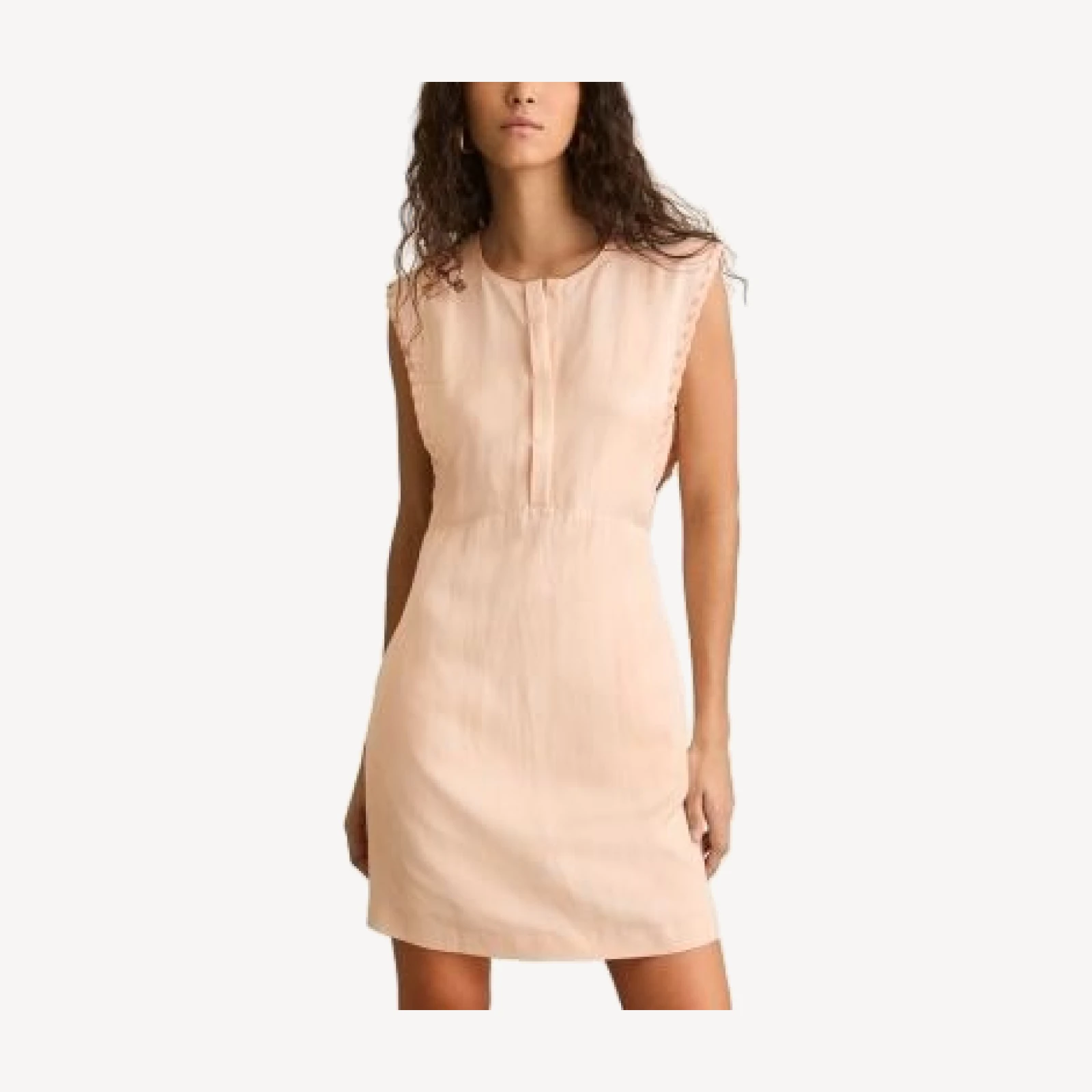 Reiss Fawn Stitched Trim Dress