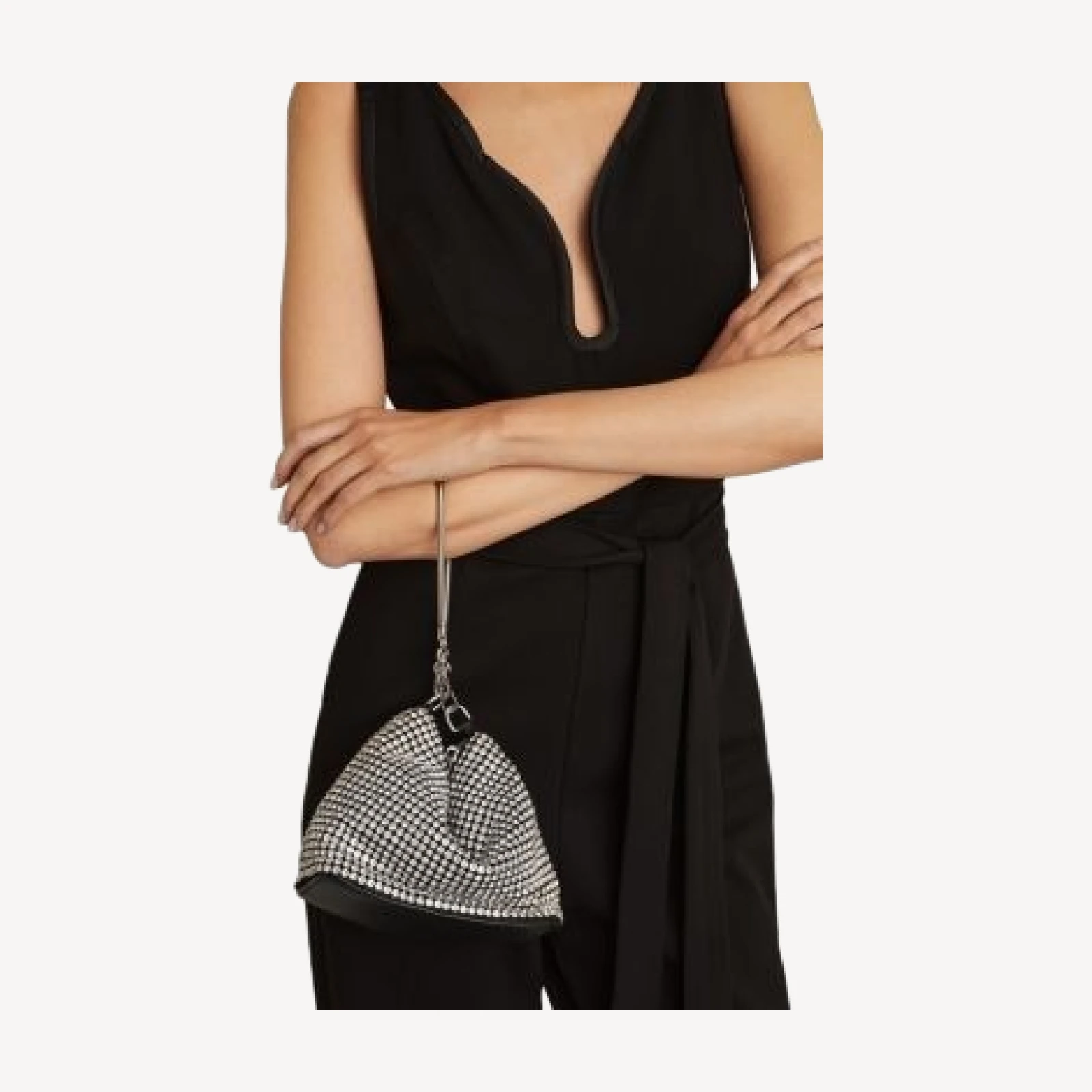Reiss Leah Crystal Bracelet Pouch